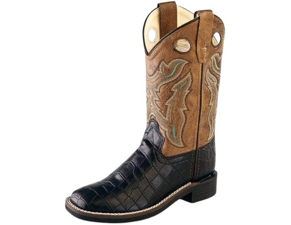 Light Brown Crackle Cowboy Boot